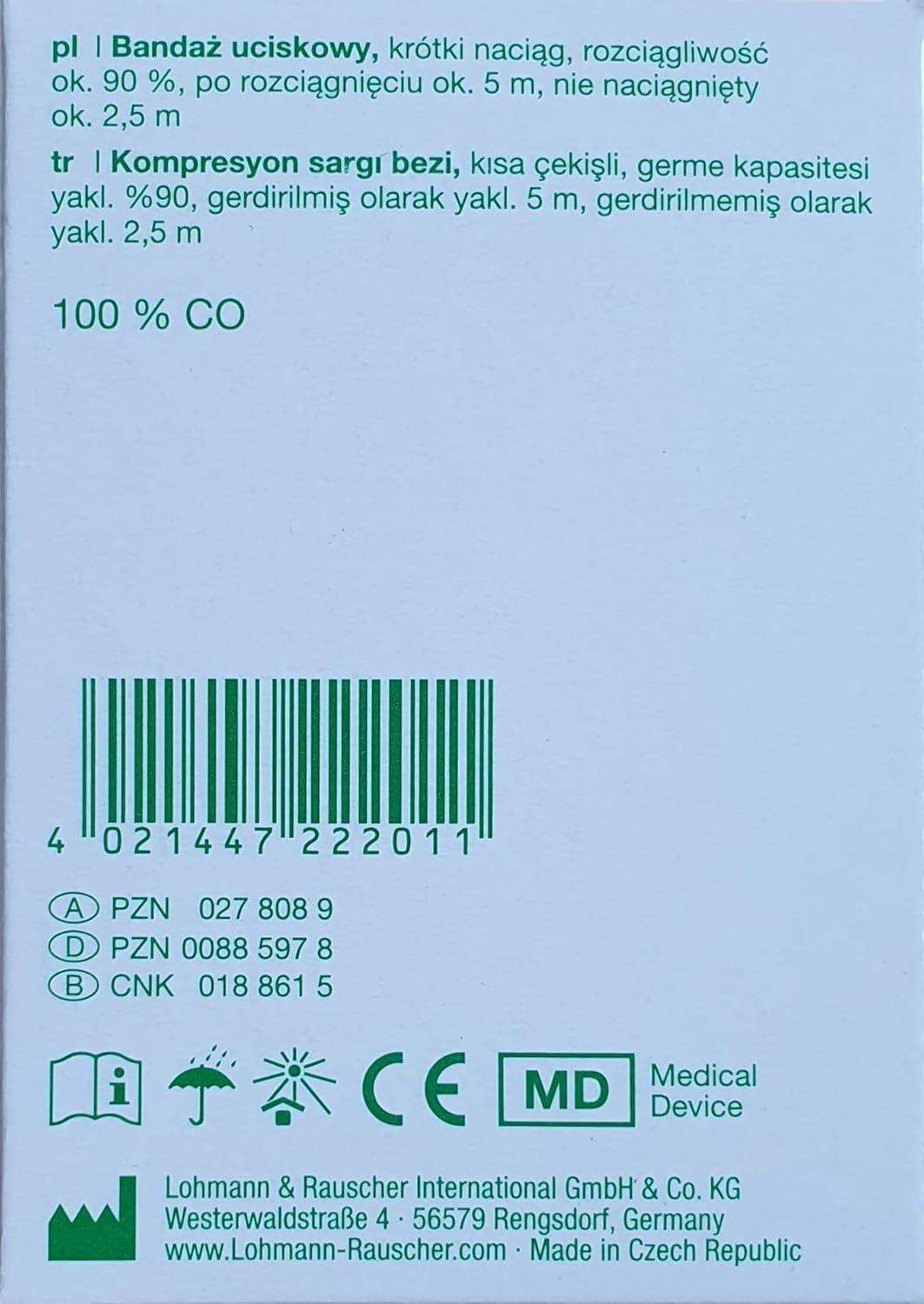 Rosidal K 8Cm X 5M Short Stretch Bandage : Health & Household