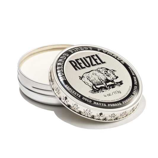 Reuzel Concrete Matte Pomade & 3-In-1 Shampoo Gift Set, Strong All Day Hold, For All Hairstyles