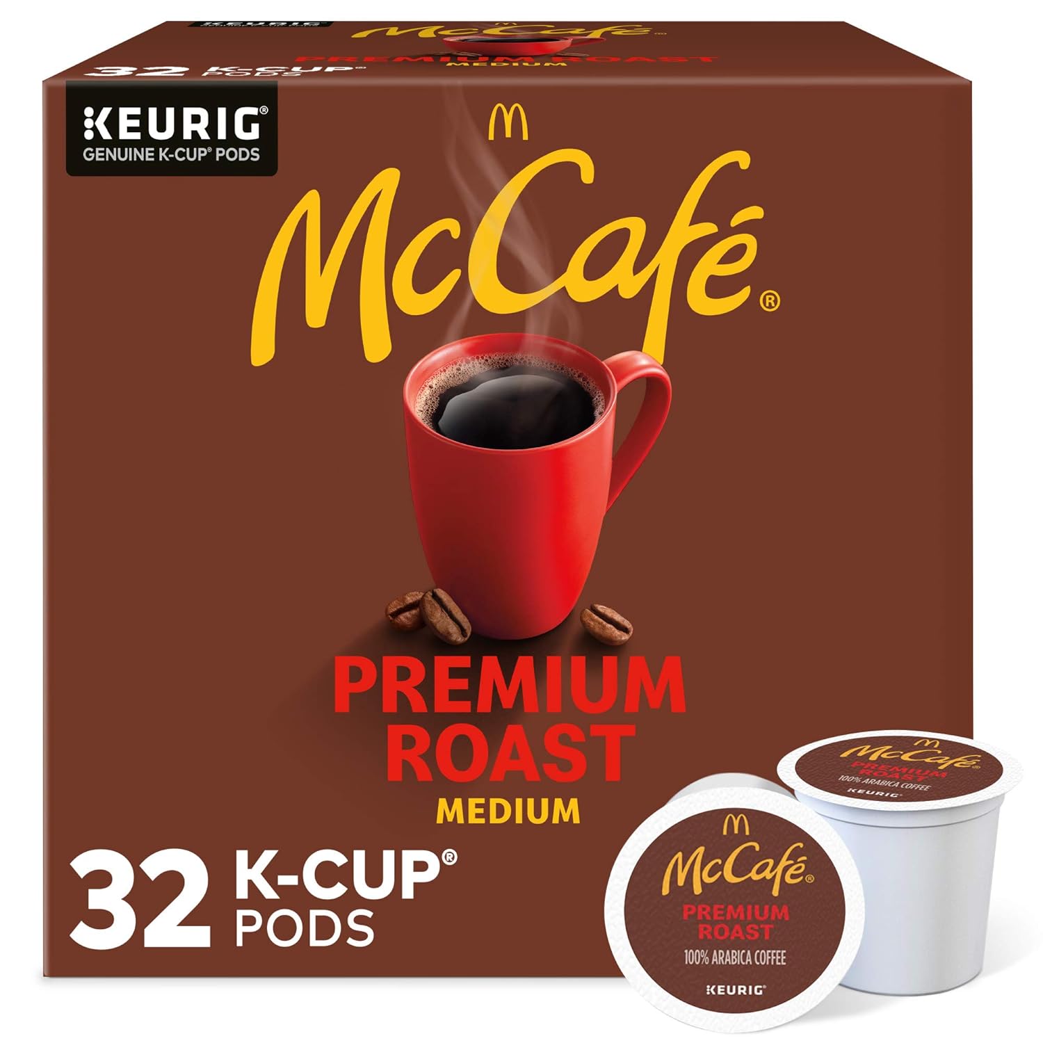 McCafe Premium Medium Roast K-Cup Coffee Pods (32 Pods)