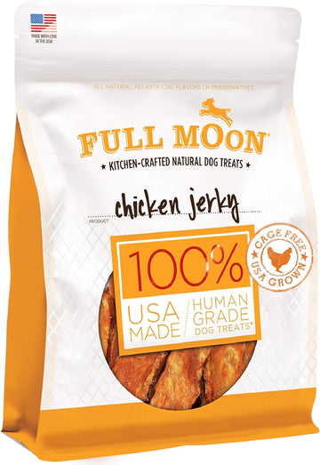Full Moon Chicken Jerky Healthy All Natural Dog Treats Human Grade Made In Usa Grain Free 12 Oz