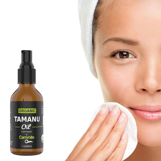 Organic Tamanu Oil - Natural Psoriasis Treatment - Great For Eczema, Acne & Scars - Cold Pressed