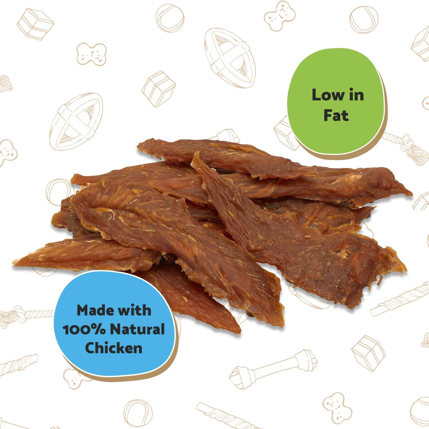 Good Boy - Chewy Chicken Fillets - Dog Treats - Made with 100% Natural Chicken Breast Meat - 80 g e - Low Fat Dog Treats - Case of 10 : Amazon.co.uk: Pet Supplies