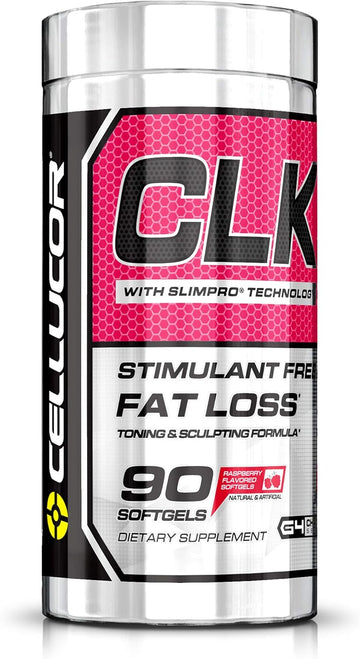 Cellucor Clk Non-Stimulant Fat Burner For Weight Loss With Cla, Conjugated Linoleic Acid, Raspberry Ketones, L-Carnitine, 90 Softgels