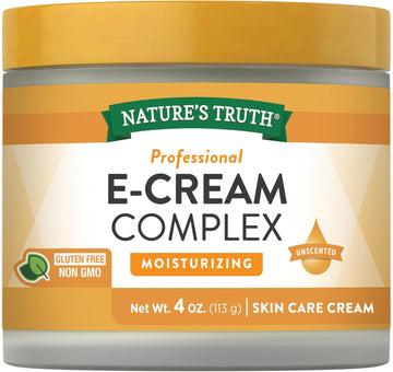 Vitamin E Cream Complex | With Vitamin A & D | 4 Oz | Moisturizing Skin Care Cream | By Nature'S Truth