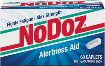 Nodoz 200Mg Caffeine Pills Maximum Strength, 60 Caplets Total