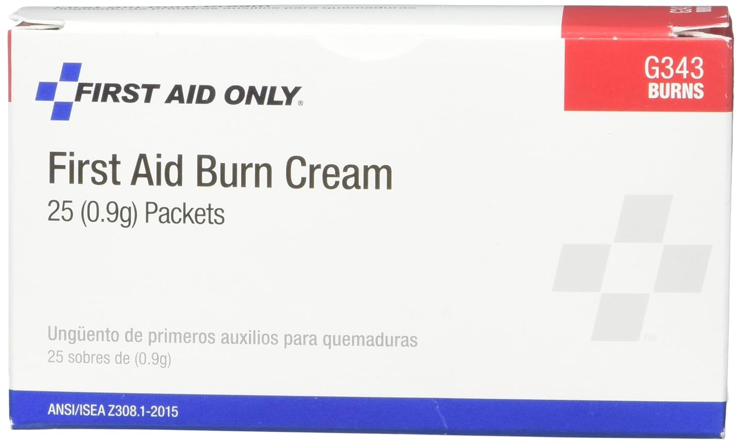 Pac-Kit 13-125 First Aid/Burn Cream, 0.9 Gm Packet (Box Of 25)