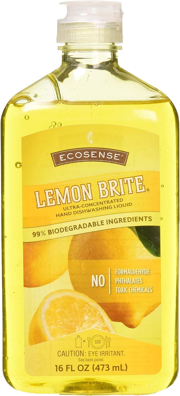 Melaleuca EcoSense Lemon Brite Dishwashing Liquid 16oz - Lemon Scented