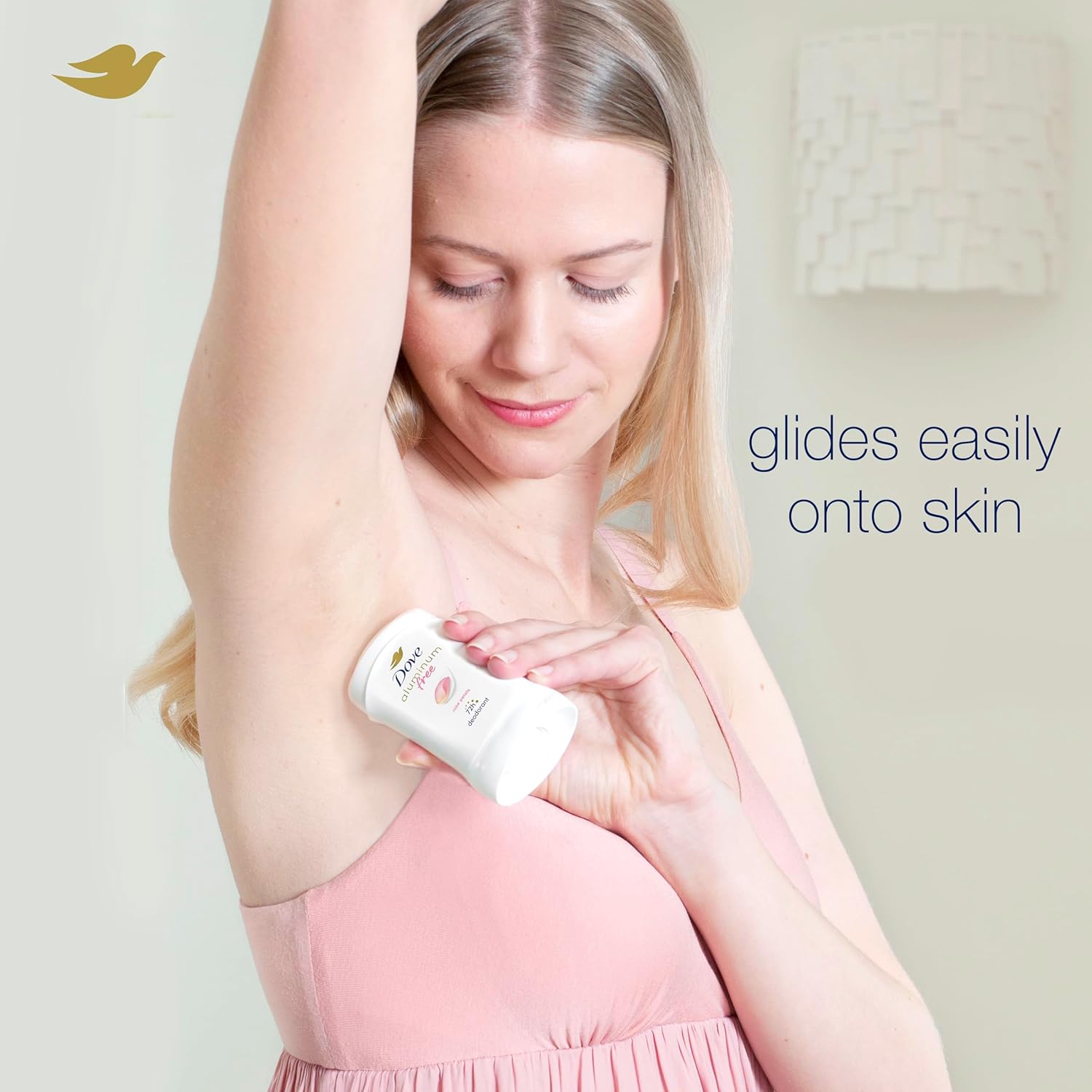 Dove Aluminum Free Deodorant For Women 3 Count Rose Petals 72 Hour Odor Protection 2.6 Oz : Beauty & Personal Care