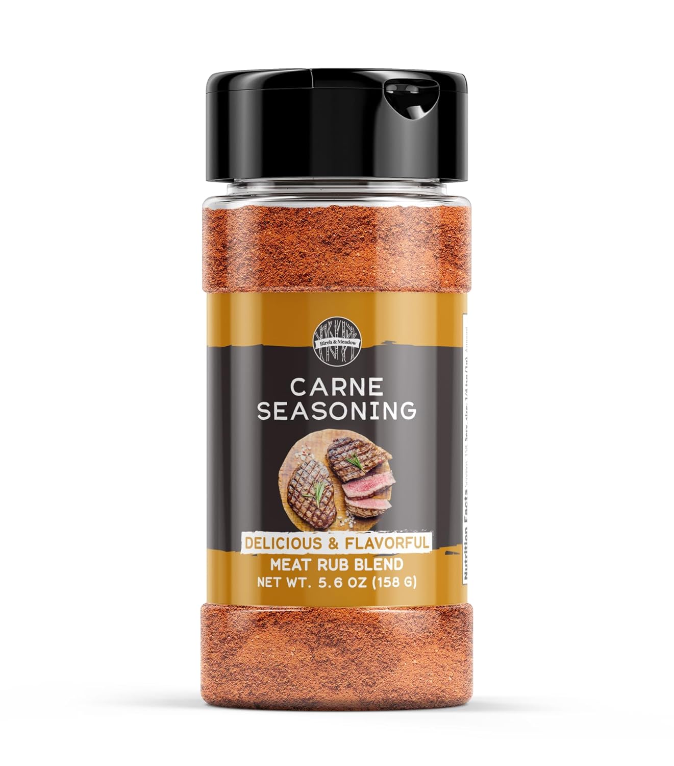 Birch & Meadow Carne Seasoning, 5.6 Oz, Meat Seasoning Blend, Delicious & Flavorful