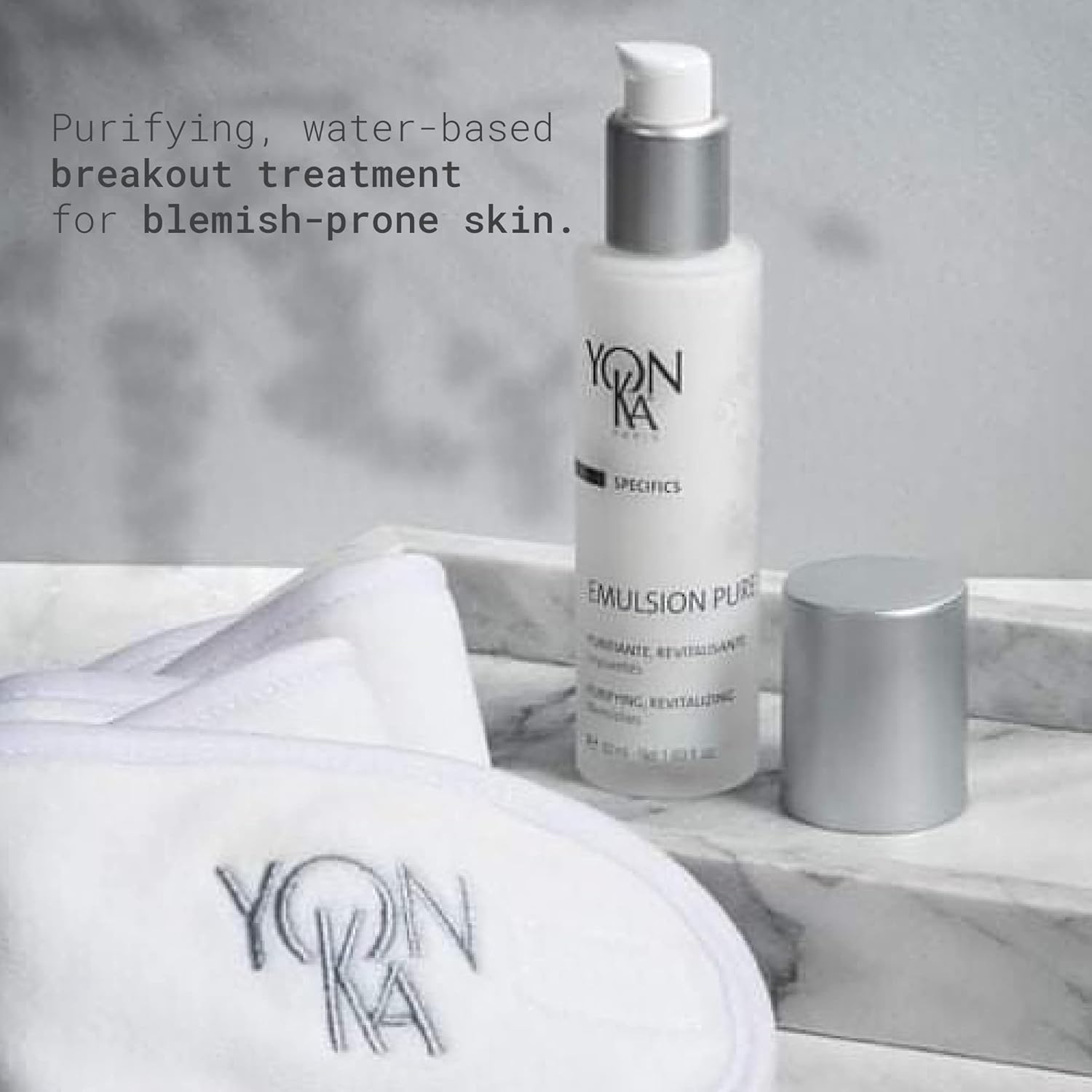 Yonka Specifics Emulsion Pure Purifiante & Regenerante, Purifying And Regenerating Emulsion (1.7 Ounce / 50 Milliliter) - Face Treatment For Acne-Prone Skin Types : Beauty & Personal Care