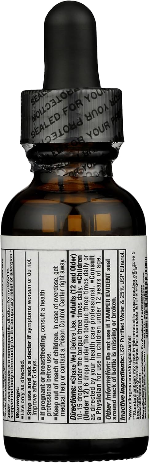 Progena - Allergena Texas Trees - Allergy Relief Drops (1 Fl Ounce)