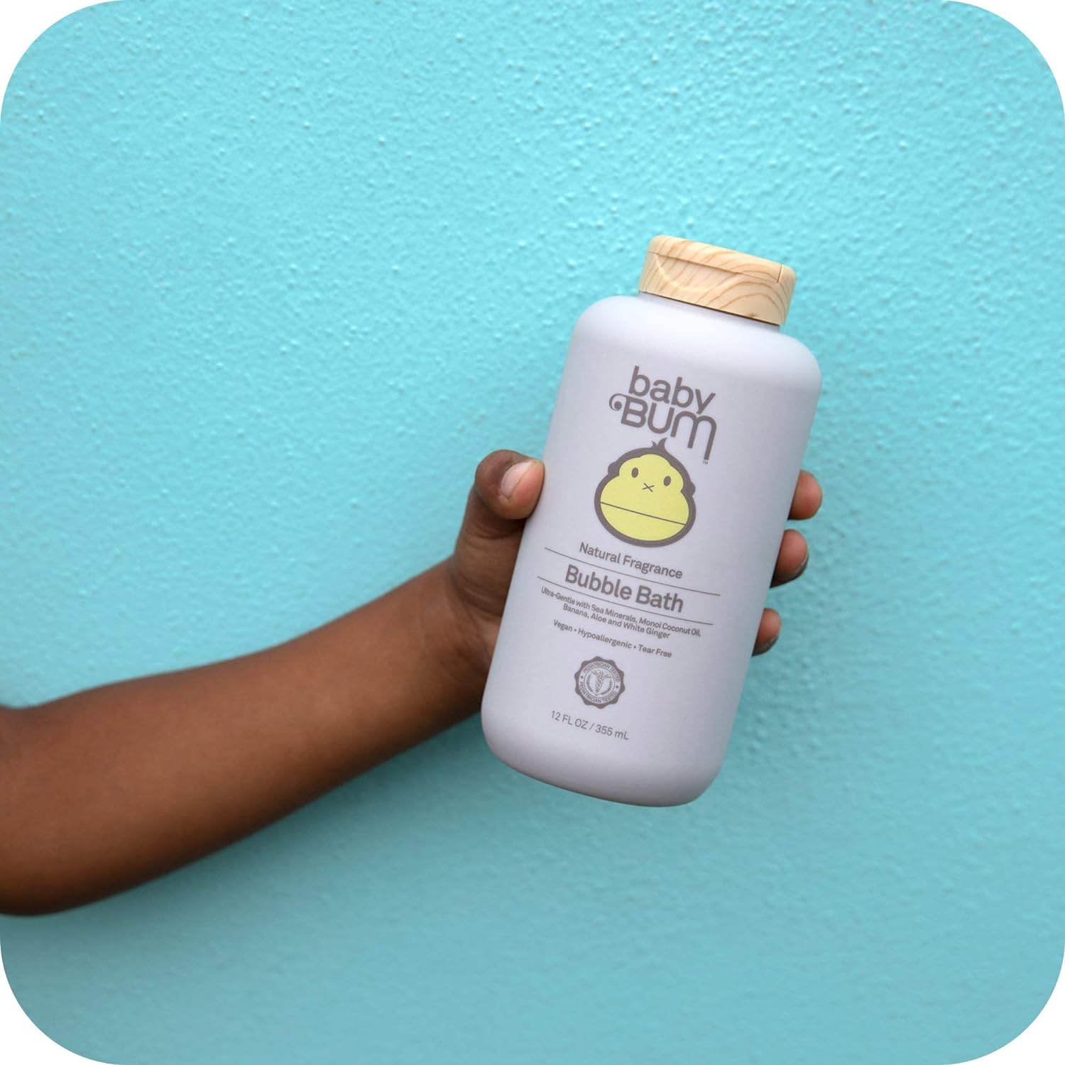 Baby Bum Foaming Bubble Bath | Tear Free for Sensitive Skin with White Ginger| Natural Fragrance | Gluten Free and Vegan | 12 FL OZ : Baby