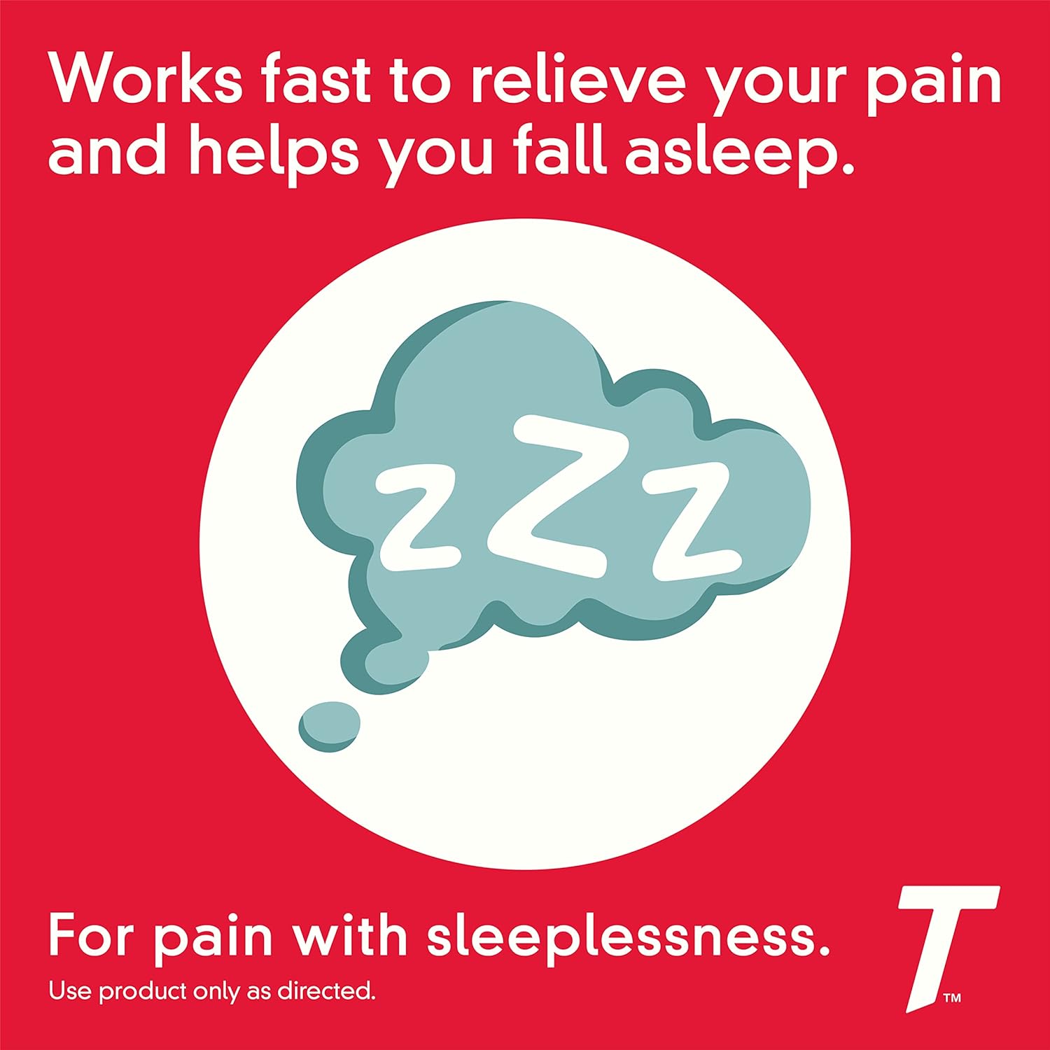 Tylenol PM Extra Strength Nighttime Pain Reliever & Sleep Aid Caplets, 500 mg Acetaminophen & 25 mg Diphenhydramine HCl, Relief for Nighttime Aches & Pains, Non-Habit Forming, 150 ct : Health & Household