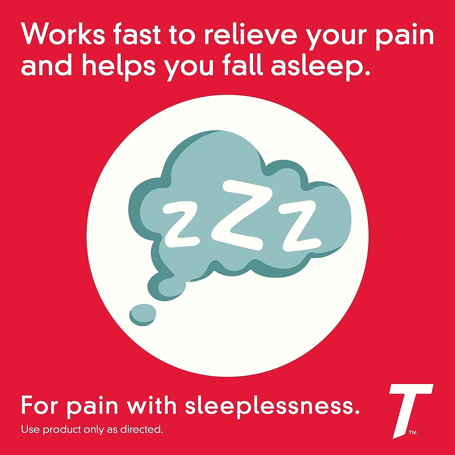 Tylenol PM Extra Strength Nighttime Pain Reliever & Sleep Aid Caplets, 500 mg Acetaminophen & 25 mg Diphenhydramine HCl, Relief for Nighttime Aches & Pains, Non-Habit Forming, 100 ct : Health & Household