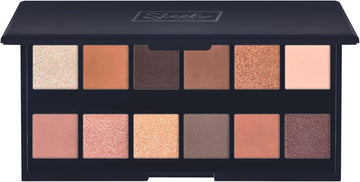 Sleek Makeup I-Divine Eyeshadow Palette, 12 Shades In A Mix Of Matte, Shimmer, Foil And Due-Chrome, Blendable And Highly Pigmented, Level Up