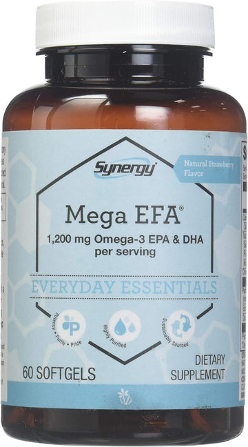 Vitacost Mega EFA Omega-3 EPA & DHA Fish Oil - 2,126 mg per Serving - 60 Softgels