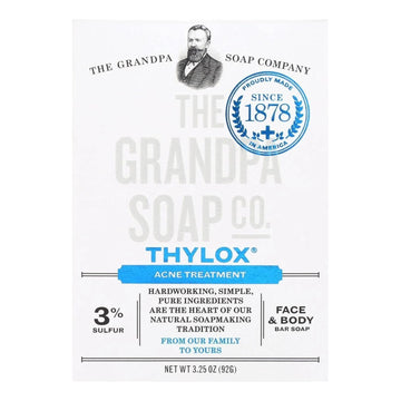 Thylox Medicated Soap Grandpa Soap Company 3.25 Oz. Bar
