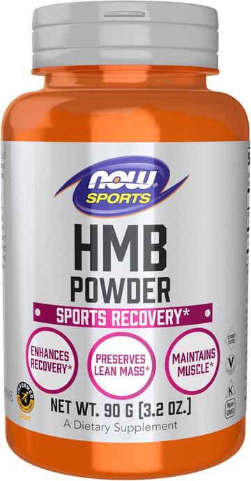 Now Foods Sports Nutrition, Hmb (-Hydroxy -Methylbutyrate)Powder, Sports Recovery*, 90 Grams