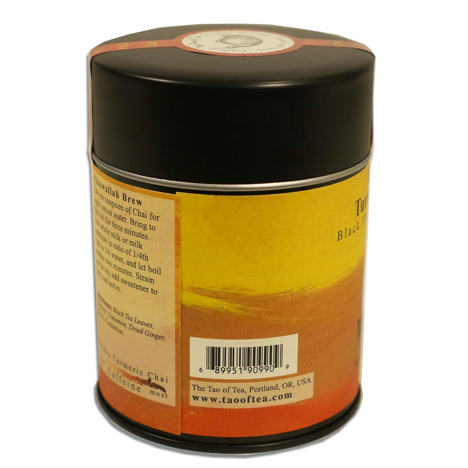 The Tao of Tea Golden Turmeric Chai, 4 Oz : Grocery & Gourmet Food