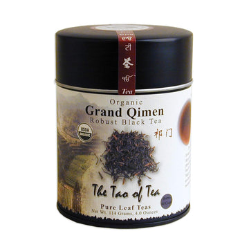 The Tao Of Tea, Grand Qimen Black Tea, Loose Leaf, Sweet , 4 Ounce Tin