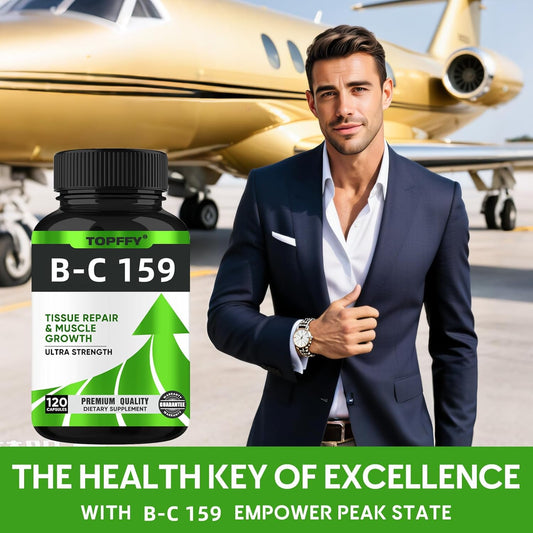 B-C 159 Capsules 1000 Mg, Muscle & Post Workout Recovery,Non-Gmo,Gluten-Free, 120 Capsules