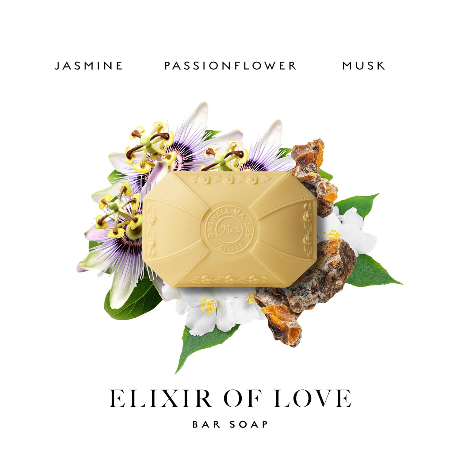 Caswell-Massey Natural Bar Soap Gift Set - Elixir Of Love Scent - Romantic Triple-Milled Moisturizing Body Soap Bars For Women, Plant-Based Formula For Soft Skin, Made In Usa, 3 X 3.5 Oz : Caswell Massey Soap : Beauty & Personal Care