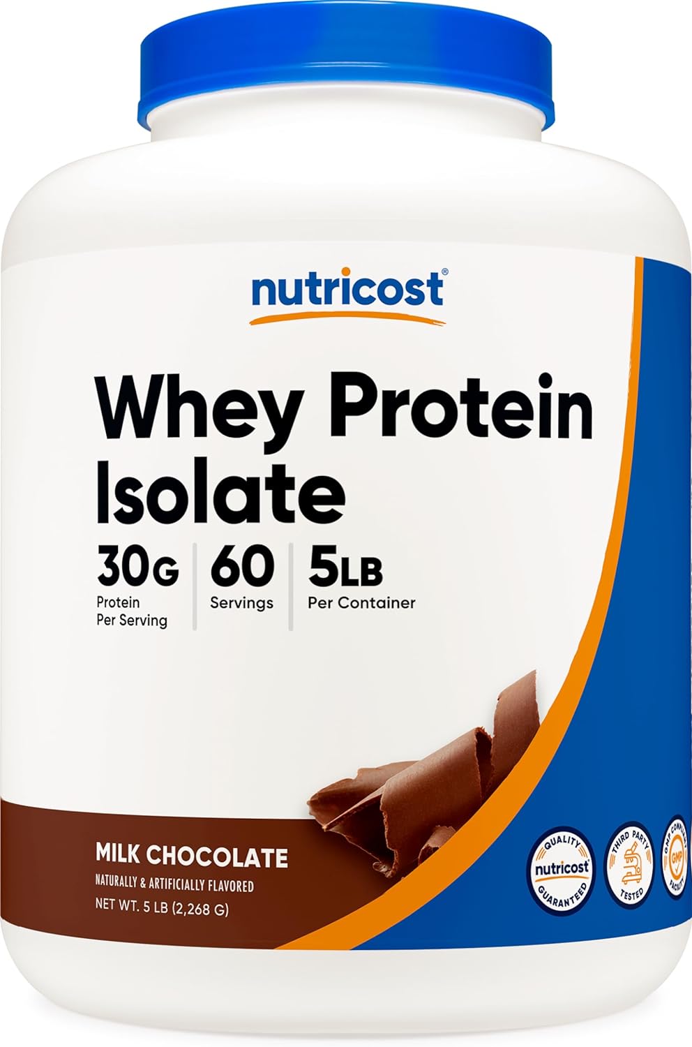 Nutricost Whey Protein Isolate Powder (Milk Chocolate) 5LBS5 Pound (Pa