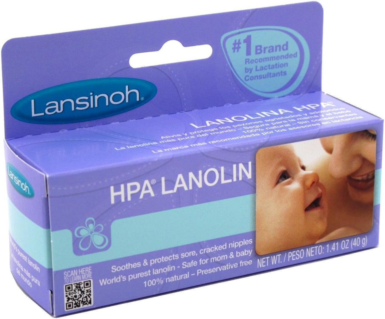 Lansinoh HPA Lanolin Lotion 1.41oz (2 Pack) : Baby