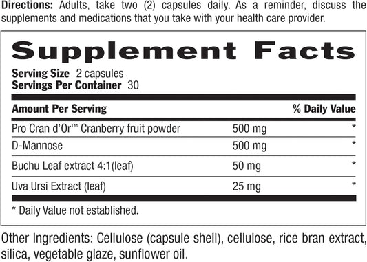 Country Life Women'S Urinary Tract Care 60 Vegcap