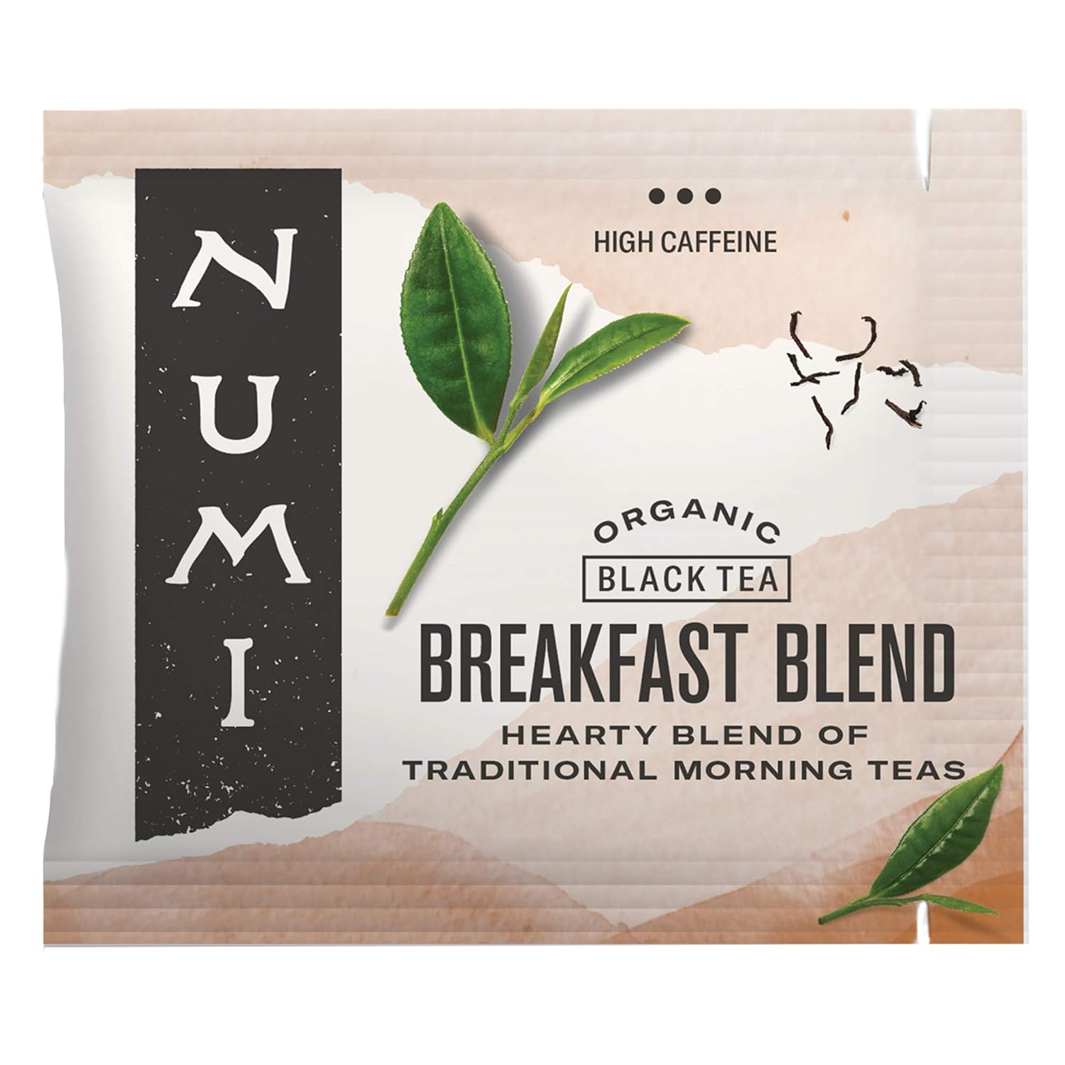 Numi Organic Breakfast Blend Tea, 100 Tea Bags, Assam, Ceylon & Darjeeling Black Teas, Caffeinated