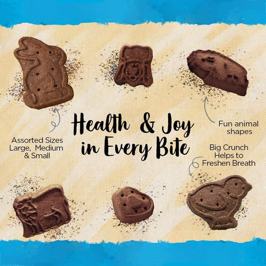 Blue Dog Bakery Natural Dog Treats, More Crunch Large, Peanut Butter, 18Oz Box, 6 Boxes