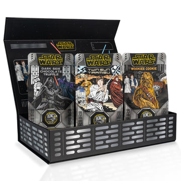 Bones Coffee Company Star Wars Collector's Box Whole Coffee Beans | 12 oz Sample Pack of 3 Low Acid Medium Roast Gourmet Flavored Coffee Gifts Inspired by Star Wars (Whole Bean)