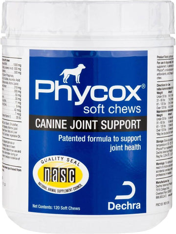 Phycox One Canine Joint Support Soft Chews, 120 Count : Pet Supplies