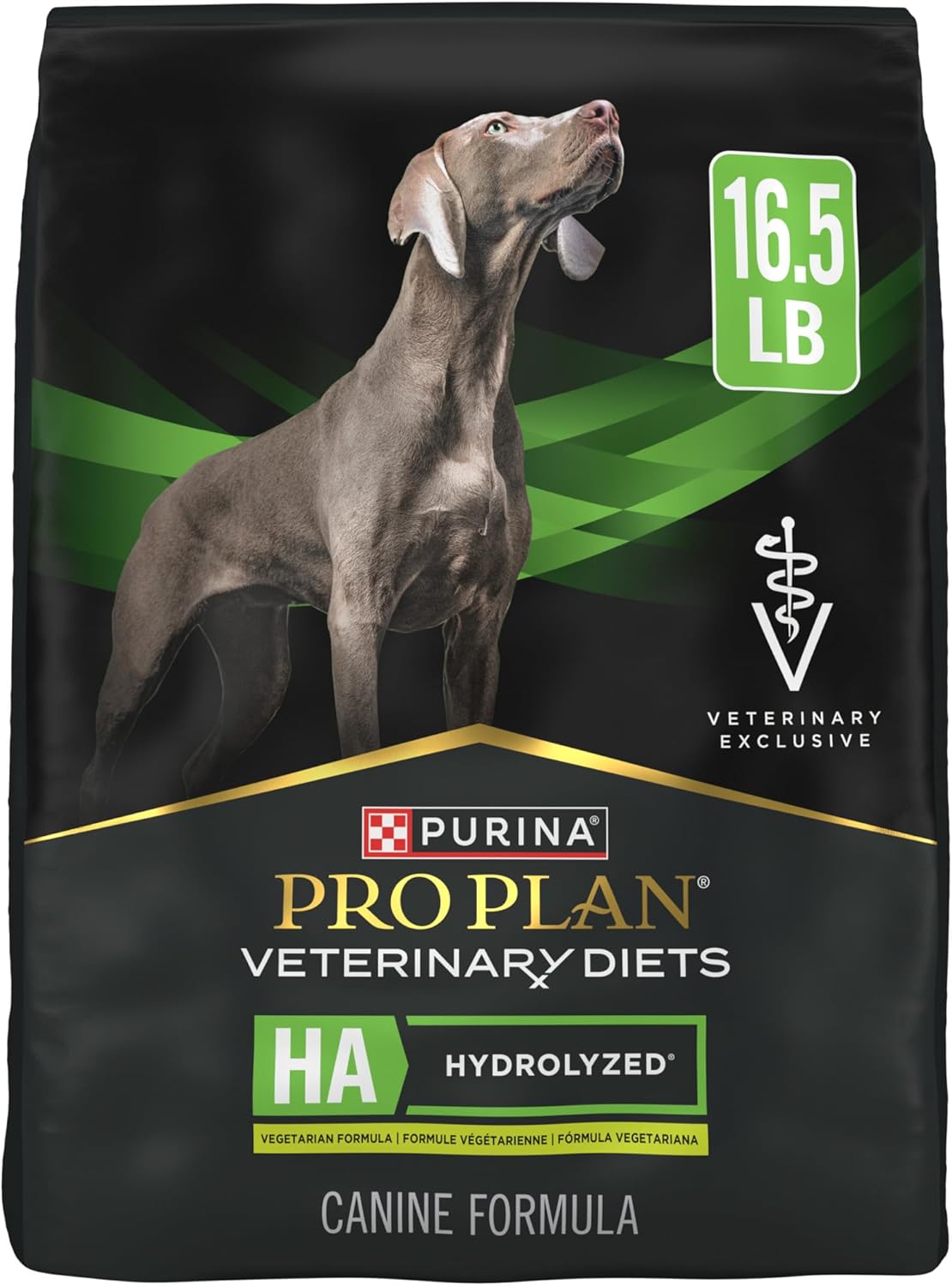 Purina Pro Plan Veterinary Diets Ha Hydrolyzed Protein Dog Food Dry Vegetarian Formula - 16.5 Pound (Pack Of 1)