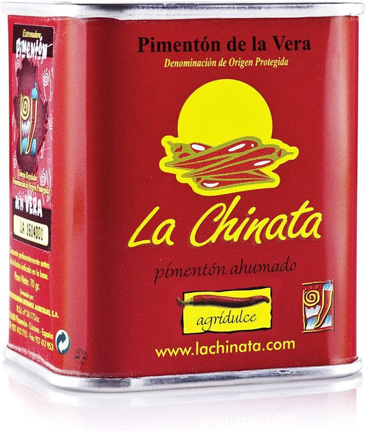 Smoked Paprika Smoked Sour 70Gr. La Chinata. Box Of 30 Units (30 X 70 Gr)