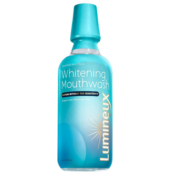 Lumineux Teeth Whitening Mouthwash 16 Oz. - Peroxide Free - Enamel Safe - Whitening Without The Sensitivity - Certified Non-Toxic - No Alcohol, Fluoride & Sls Free