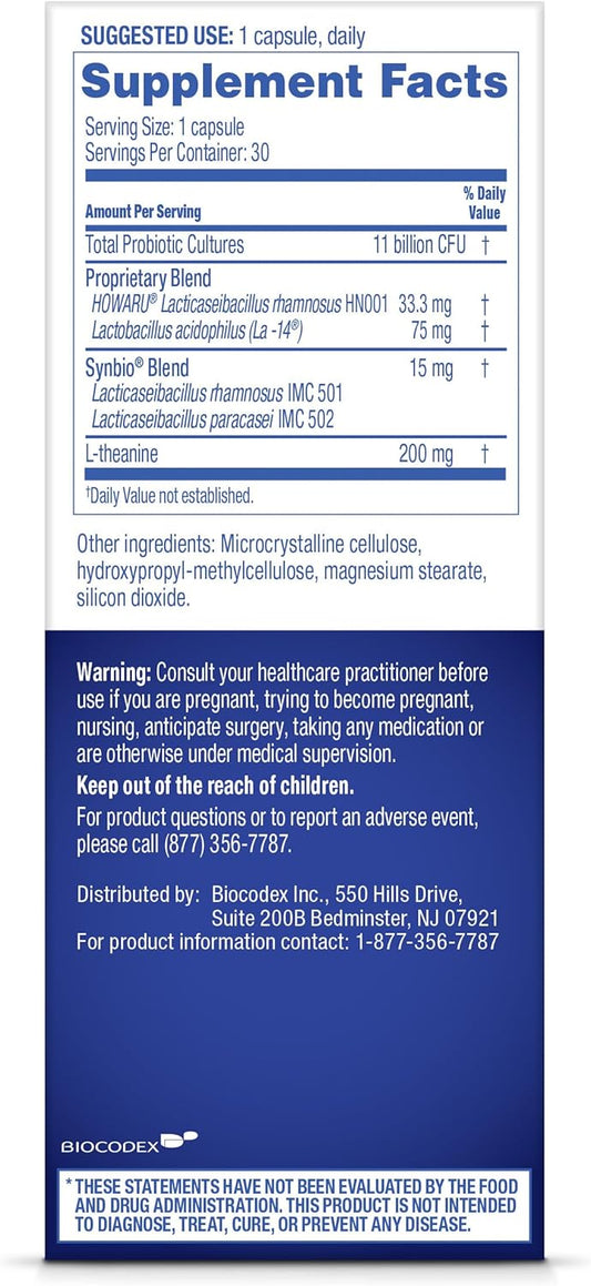 Florastor Her Digest And De-Stress Women'S Probiotic And Stress Relief Supplement, Probiotics For Digestive Health, Vaginal Probiotics, And L-Theanine For Mind And Body Wellness, 30 Capsules