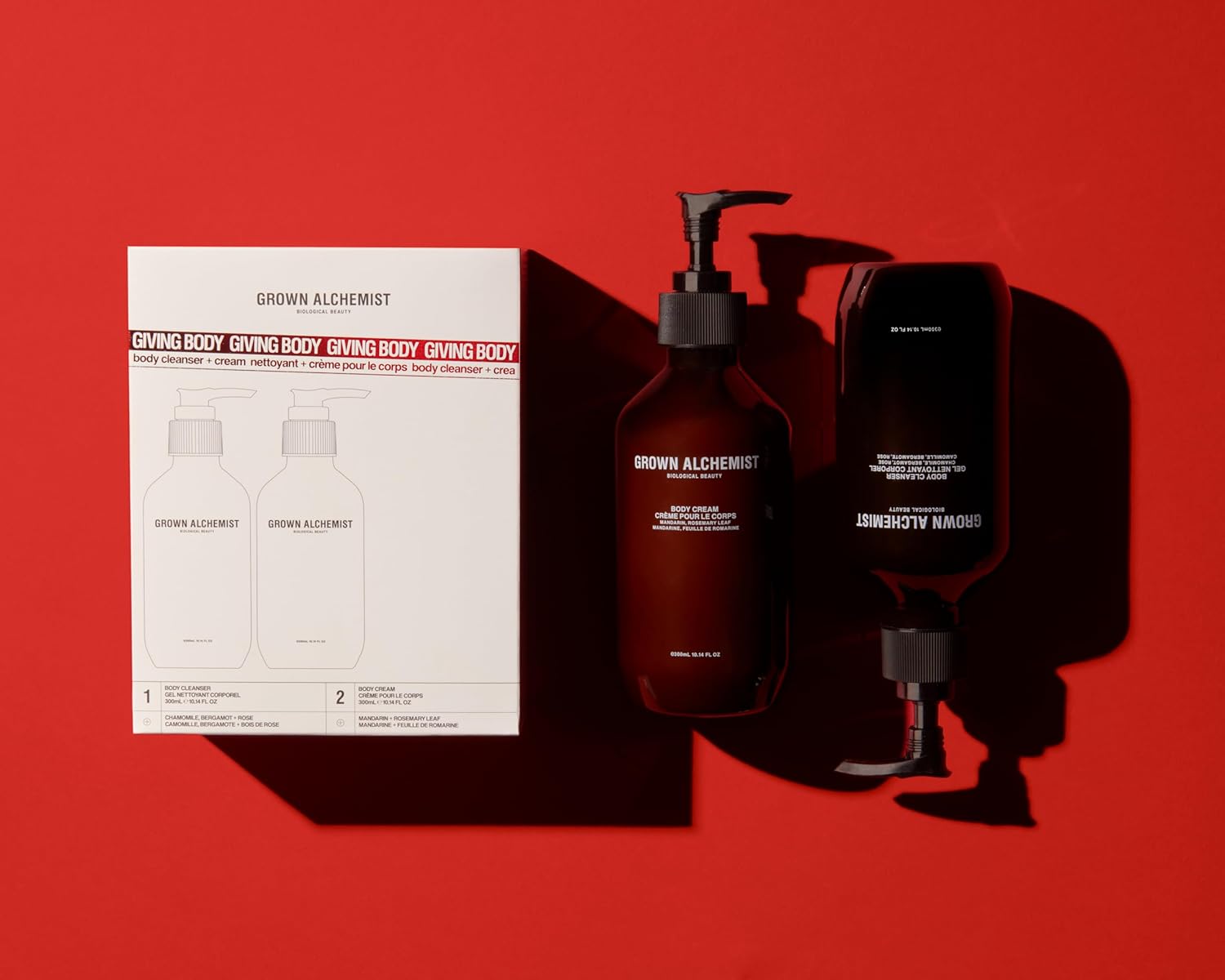 Grown Alchemist Giving Body, Limited Edition Gift Set & Value pack - 300ml Body Cleanser & 300ml Body Cream : Amazon.co.uk: Beauty