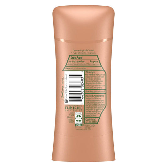 SheaMoisture Antiperspirant Deodorant Stick Sensitive Aloe Vera & Ceramides 2 Count for 48HR Sweat & Odor Protection with No Parabens & No Mineral Oil 2.6 oz
