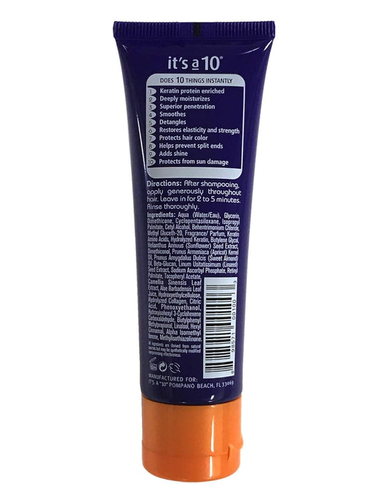 It's a 10 Haircare Miracle Deep Conditioner Plus Keratin, 2 fl. oz. : Beauty & Personal Care