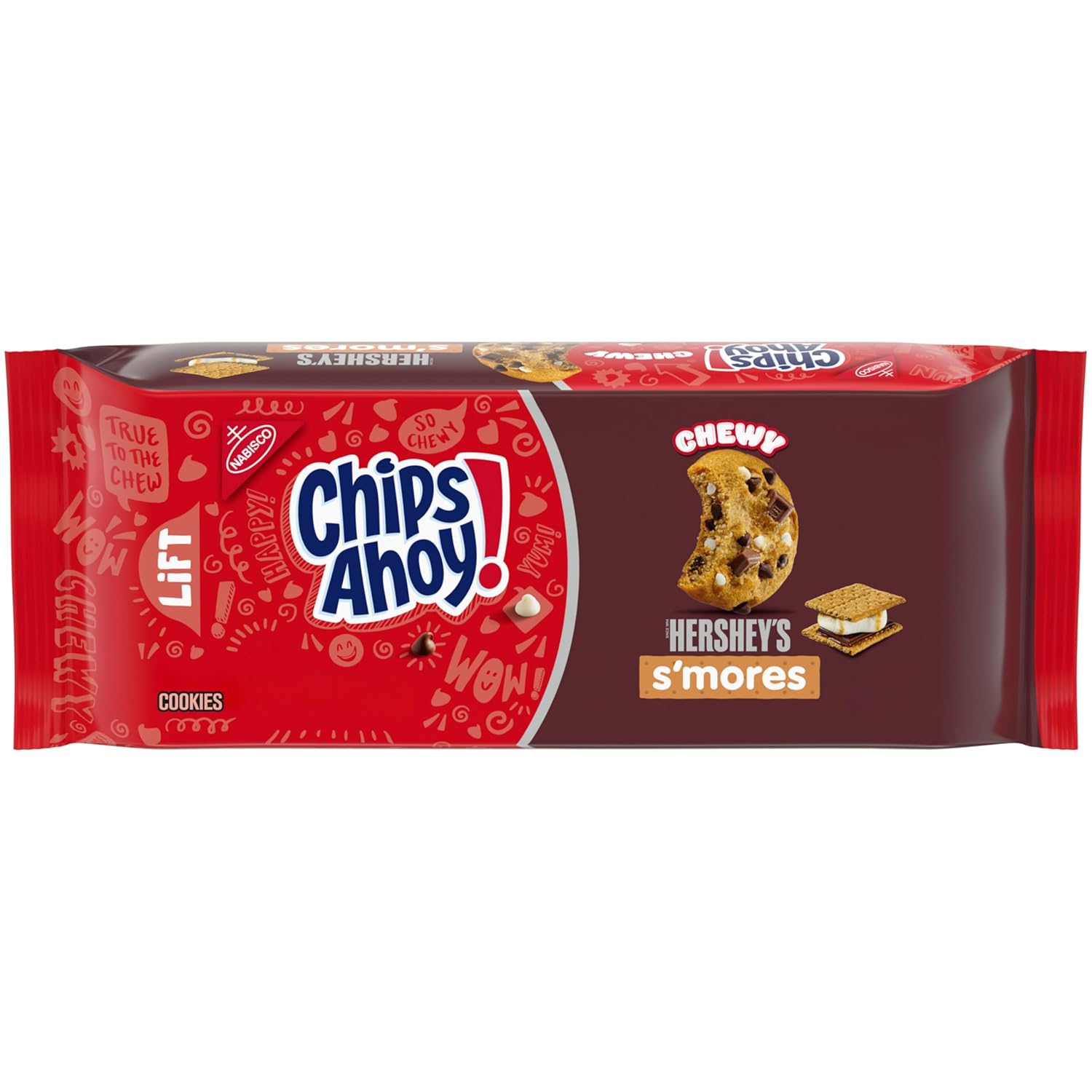 Chips Ahoy! Chewy Hershey'S S'Mores Milk Chocolate Chip Cookies, Limited Edition, 9.6 Oz Packs