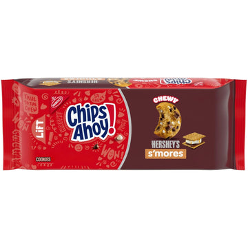 Chips Ahoy! Chewy Hershey'S S'Mores Milk Chocolate Chip Cookies, Limited Edition, 9.6 Oz Packs