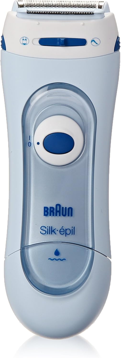 Braun Silk-Épil Ls5160Wd Lady Shaver - Wet & Dry Cordless Electric Hair Removal Razor And Bikini Trimmer For Women