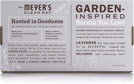 Mrs. Meyer'S Clean Day Multi-Surface Everyday Cleaner Concentrated Refills, 4 Concentrated Refills (2 Fl. Oz. Each), Lavender Scent, Makes 64 Fl. Oz. Total