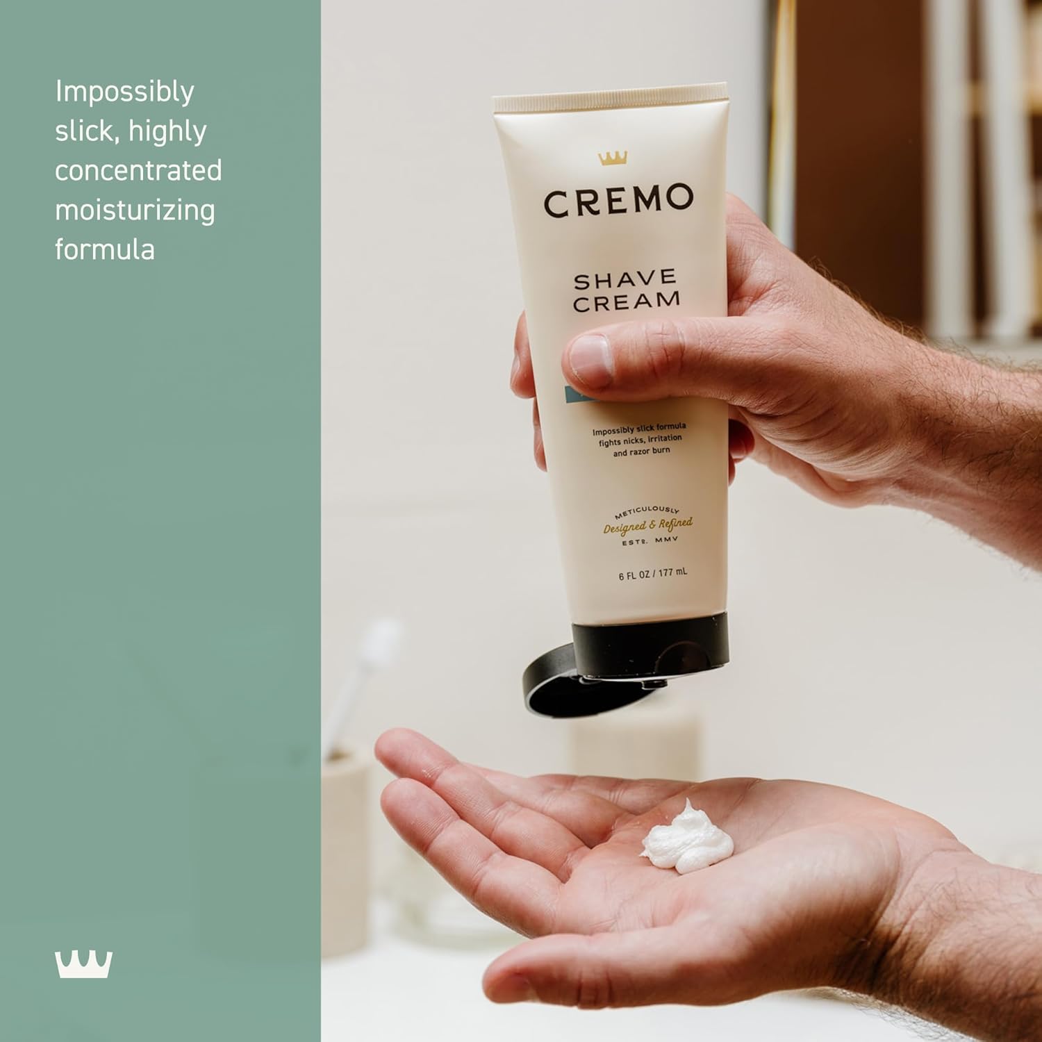 Cremo Palo Santo Shave Cream, Astonishingly Superior Ultra-Slick Shaving Cream For Men, Fights Nicks, Cuts And Razor Burn, 6 Fl Oz : Beauty & Personal Care