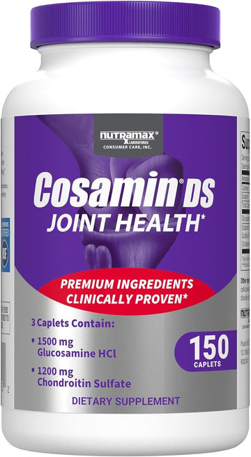 Cosamin Ds, #1 Researched Glucosamine & Chondroitin Joint Health Supplement, 150 'Easy-To-Swallow' Caplets