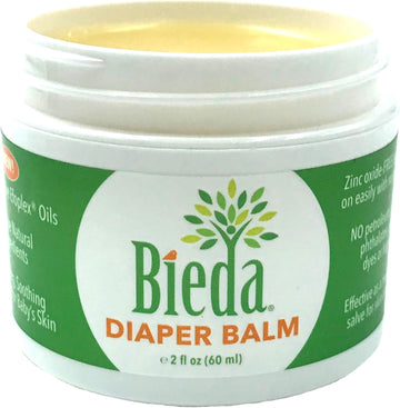 Diaper Balm. Soothing Diaper cream with natural ingredients. Zinc Oxide Free Barrier Glides on easily with no sticky residue. The Game Changer in Diaper Cream! (2 oz.)