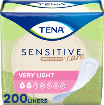 Tena Incontinence Pads, Bladder Control & Postpartum For Women, Very Light Absorbency, Extra Coverage, Intimates - 200 Count