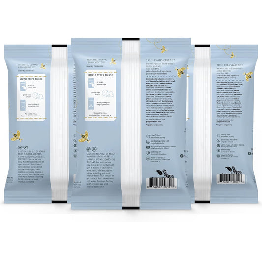 Grab Green Baby Witch Hazel Soothing Wipes, 96 Wipes, Dreamy Rosewood Scent, Plant And Mineral Based, Biodegradable, Soothe Common Skin Irritations Such As Diaper Rash, No Alcohol, Packaging May Vary