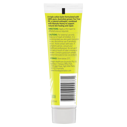 Thursday Plantation Tea Tree And Manuka Honey Balm, Soothes And Cleanses The Skin, 1 Ounce : Beauty & Personal Care